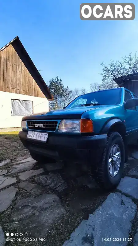 Позашляховик / Кросовер Opel Frontera 1996 2.77 л. Ручна / Механіка обл. Закарпатська, Великий Березний - Фото 1/18