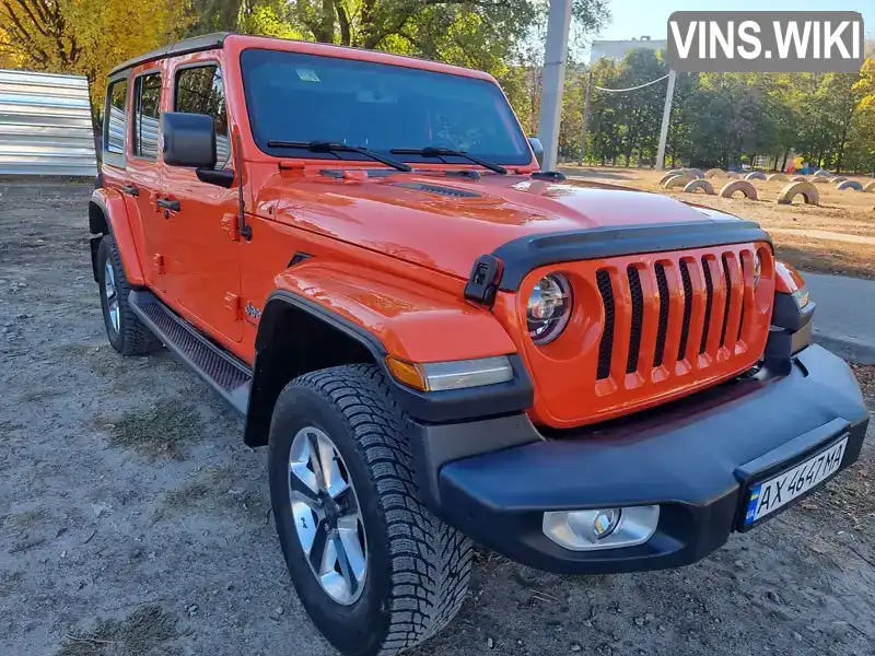 Позашляховик / Кросовер Jeep Wrangler 2018 2 л. Автомат обл. Харківська, Харків - Фото 1/23