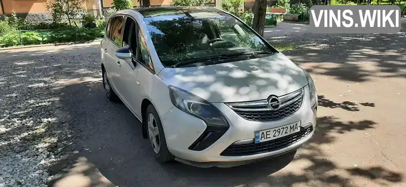 Минивэн Opel Zafira Tourer 2012 1.4 л. Автомат обл. Днепропетровская, Кривой Рог - Фото 1/7