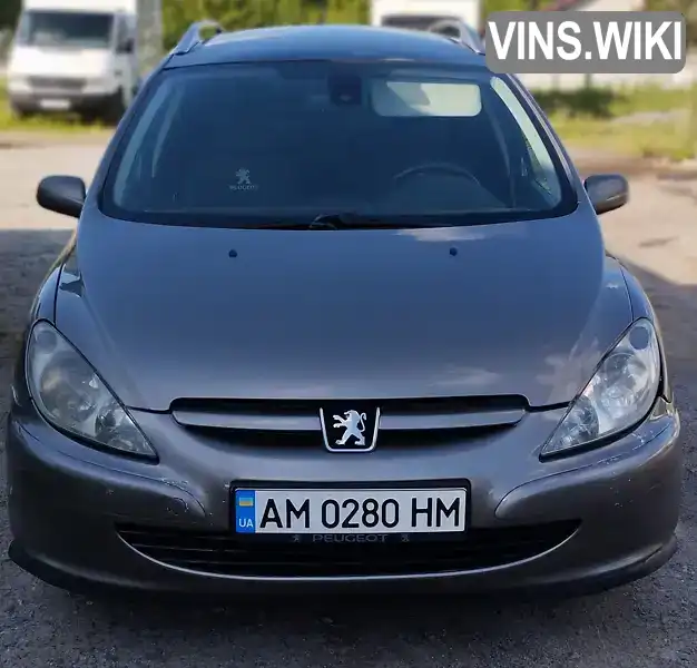 Универсал Peugeot 307 2005 2 л. Автомат обл. Житомирская, Бердичев - Фото 1/21