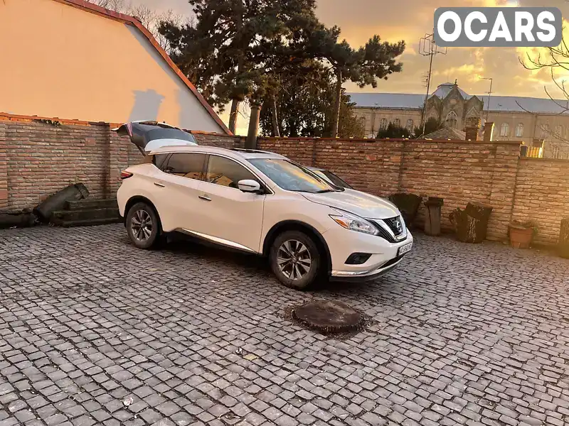 5N1AZ2MH3HN103607 Nissan Murano 2016 Позашляховик / Кросовер 3.5 л. Фото 2