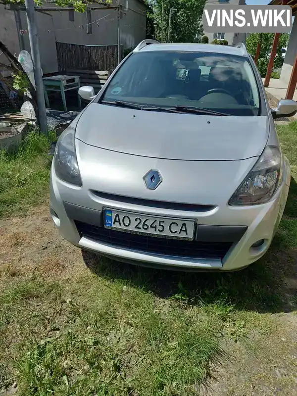 Универсал Renault Clio 2011 1.46 л. Ручная / Механика обл. Закарпатская, Ужгород - Фото 1/8