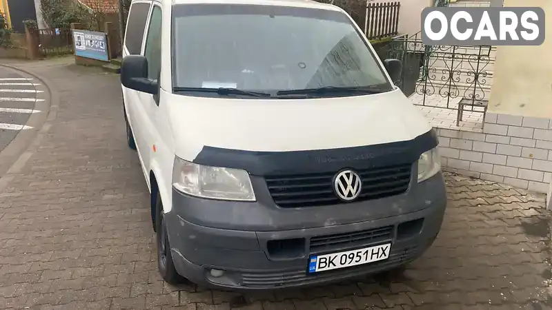 Мінівен Volkswagen Transporter 2006 1.9 л. Ручна / Механіка обл. Рівненська, Костопіль - Фото 1/11