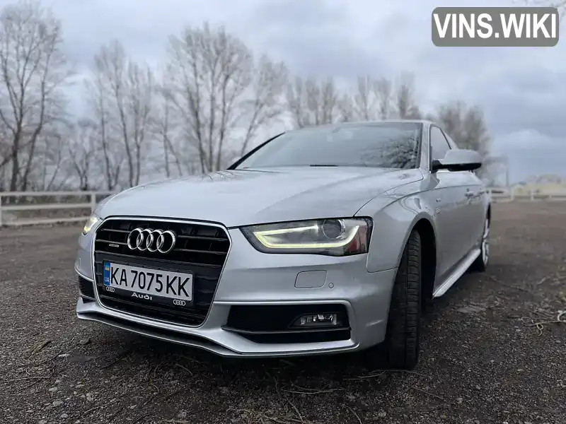 Седан Audi A4 2014 1.98 л. Автомат обл. Черкасская, Черкассы - Фото 1/19