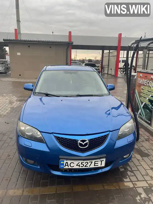 Седан Mazda 3 2004 1.6 л. обл. Волинська, Нововолинськ - Фото 1/21