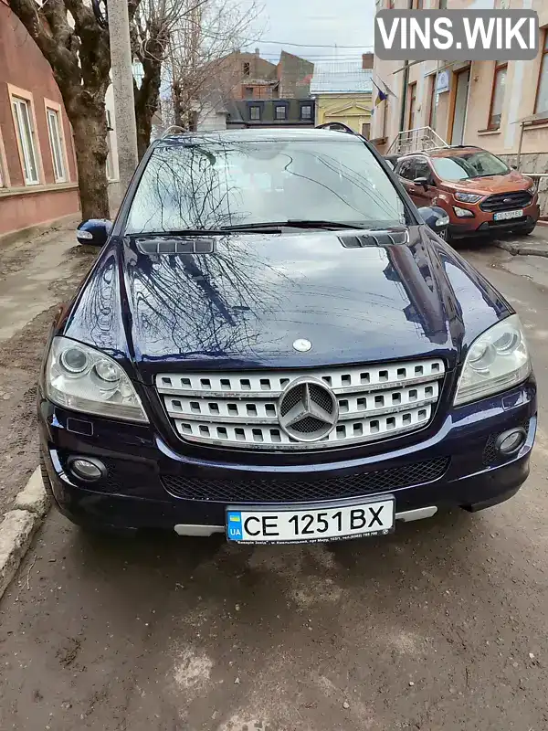 Позашляховик / Кросовер Mercedes-Benz M-Class 2007 3 л. Автомат обл. Чернівецька, Чернівці - Фото 1/17