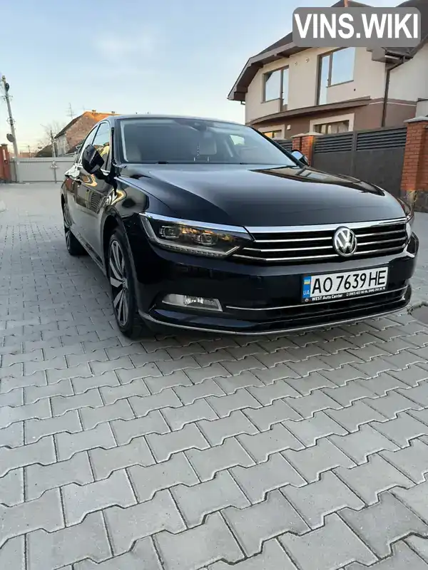 Седан Volkswagen Passat 2016 1.97 л. Автомат обл. Закарпатская, Мукачево - Фото 1/21