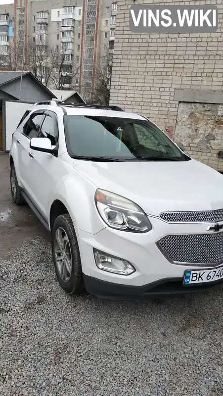 Позашляховик / Кросовер Chevrolet Equinox 2016 2.4 л. Автомат обл. Рівненська, Рівне - Фото 1/21