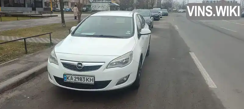 Універсал Opel Astra 2012 1.7 л. Ручна / Механіка обл. Київська, Київ - Фото 1/21