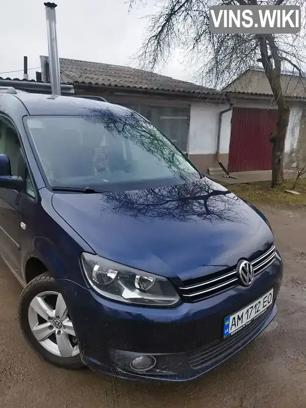 Минивэн Volkswagen Caddy 2012 1.6 л. Ручная / Механика обл. Житомирская, Житомир - Фото 1/19