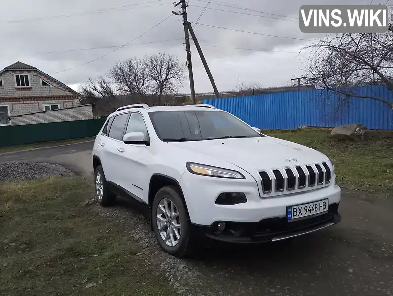 Внедорожник / Кроссовер Jeep Cherokee 2017 2.36 л. Автомат обл. Винницкая, Тростянец - Фото 1/15