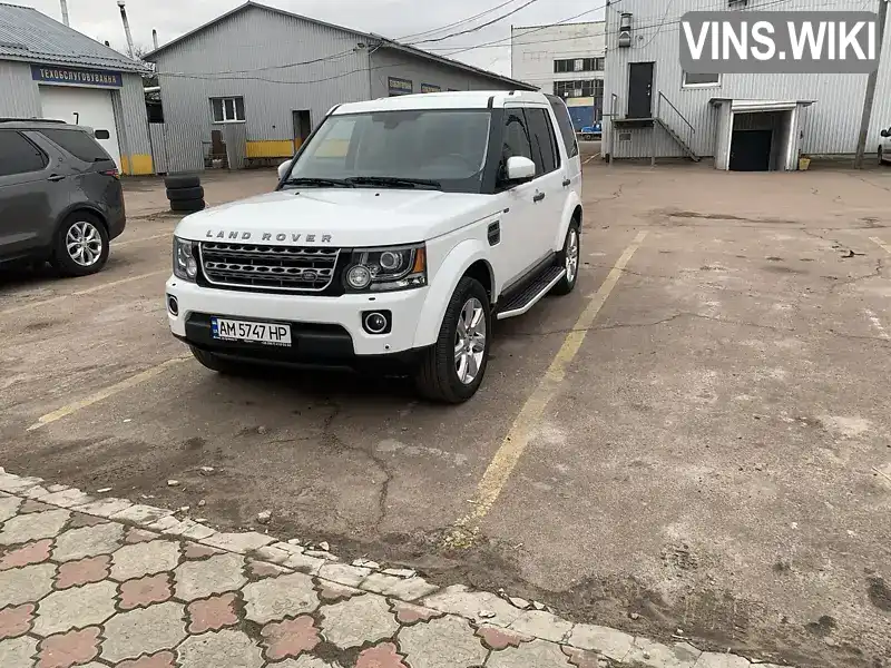 Внедорожник / Кроссовер Land Rover Discovery 2016 3 л. Автомат обл. Житомирская, Житомир - Фото 1/19