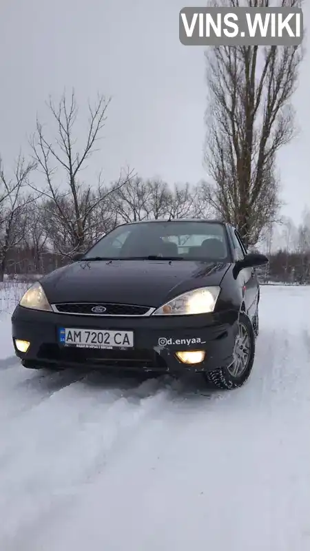 Седан Ford Focus 2003 1.8 л. Ручна / Механіка обл. Житомирська, Хорошів (Володарськ-Волинський) - Фото 1/8