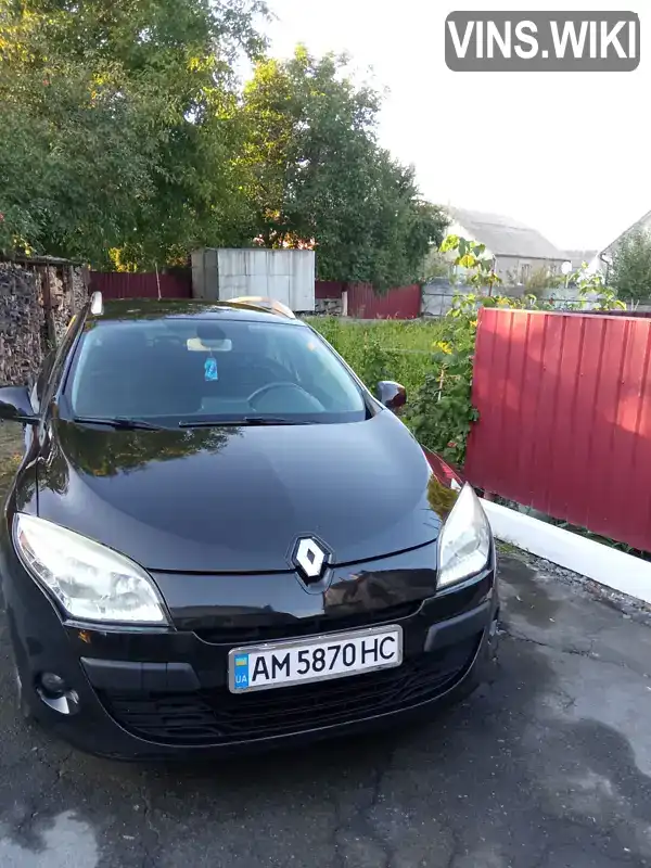 Універсал Renault Megane 2010 1.6 л. Ручна / Механіка обл. Житомирська, Звягель - Фото 1/15