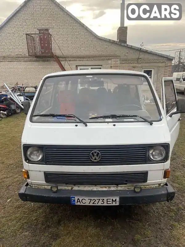 WV2ZZZ25ZKH006787 Volkswagen Transporter 1988 Минивэн  Фото 1