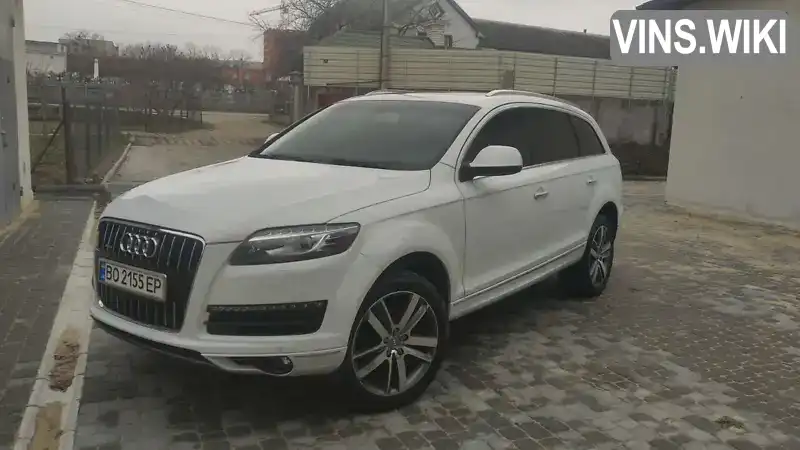 Позашляховик / Кросовер Audi Q7 2012 3 л. Автомат обл. Тернопільська, Чортків - Фото 1/21