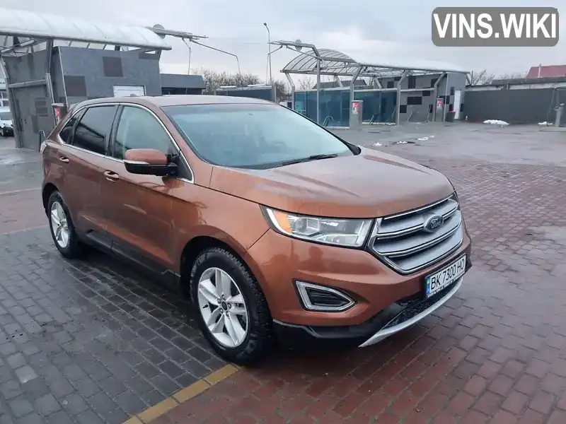 Позашляховик / Кросовер Ford Edge 2017 2 л. Автомат обл. Рівненська, Сарни - Фото 1/15