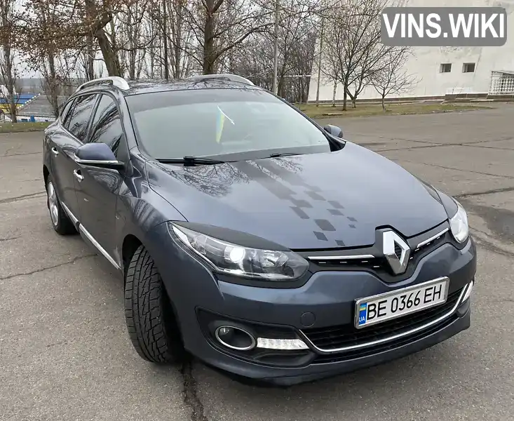 Универсал Renault Megane 2015 1.46 л. Ручная / Механика обл. Николаевская, Южноукраинск - Фото 1/17