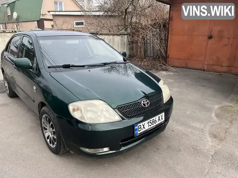 Седан Toyota Corolla 2002 1.4 л. Ручна / Механіка обл. Хмельницька, Хмельницький - Фото 1/8