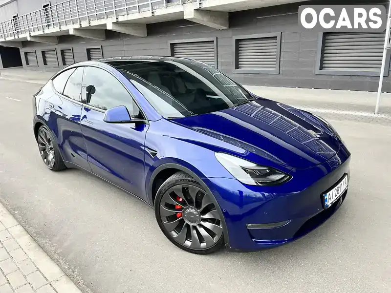 Внедорожник / Кроссовер Tesla Model Y 2022 null_content л. обл. Киевская, Киев - Фото 1/12