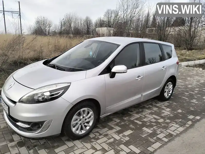 Мінівен Renault Grand Scenic 2012 1.46 л. Ручна / Механіка обл. Рівненська, Сарни - Фото 1/13