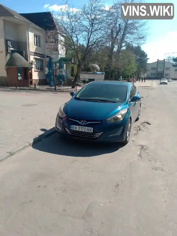 KMHDH4AE8EU065542 Hyundai Elantra 2013 Седан 1.8 л. Фото 3