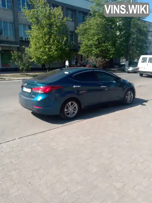 KMHDH4AE8EU065542 Hyundai Elantra 2013 Седан 1.8 л. Фото 4