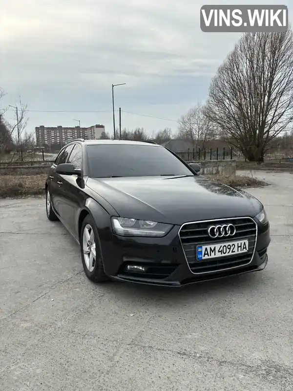 Універсал Audi A4 2014 1.97 л. Ручна / Механіка обл. Житомирська, Звягель - Фото 1/21