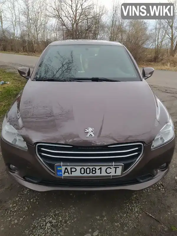 Седан Peugeot 301 2013 1.2 л. Ручна / Механіка обл. Миколаївська, Первомайськ - Фото 1/6