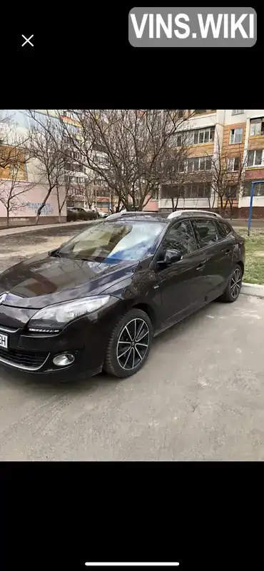 Універсал Renault Megane 2012 1.46 л. Ручна / Механіка обл. Київська, Вишневе - Фото 1/16