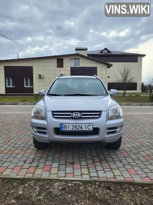 Внедорожник / Кроссовер Kia Sportage 2007 1.98 л. Автомат обл. Полтавская, Решетиловка - Фото 1/11