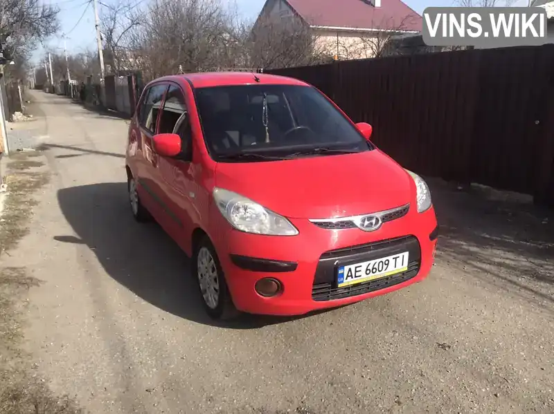 Хетчбек Hyundai i10 2008 1.09 л. Ручна / Механіка обл. Дніпропетровська, Слобожанське Ювілейне - Фото 1/8