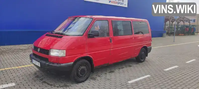 Мінівен Volkswagen Transporter 1997 1.9 л. Ручна / Механіка обл. Волинська, Нововолинськ - Фото 1/9