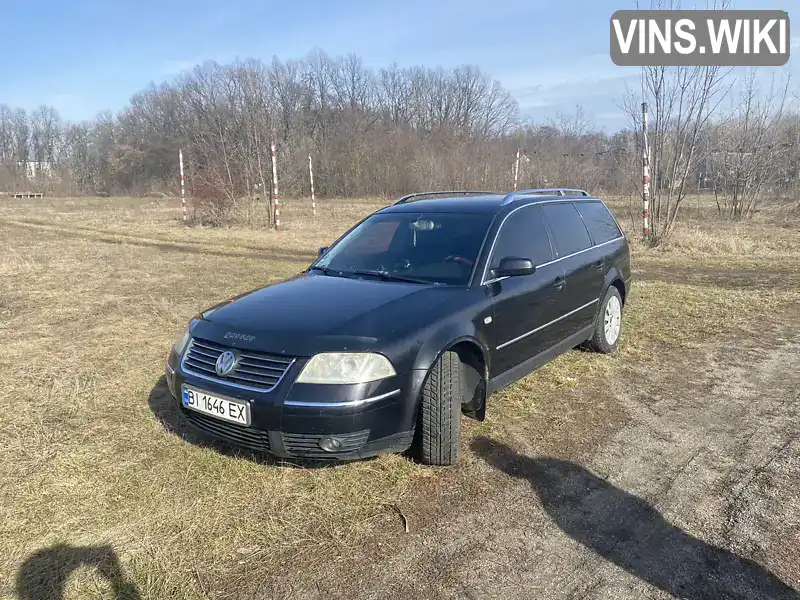 Універсал Volkswagen Passat 2003 2.5 л. Автомат обл. Полтавська, Хорол - Фото 1/14