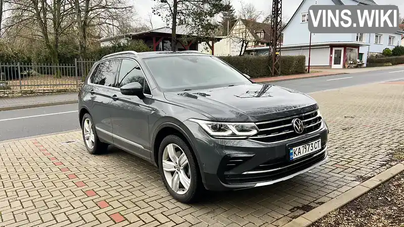 Позашляховик / Кросовер Volkswagen Tiguan 2021 1.98 л. Автомат обл. Київська, Бровари - Фото 1/11