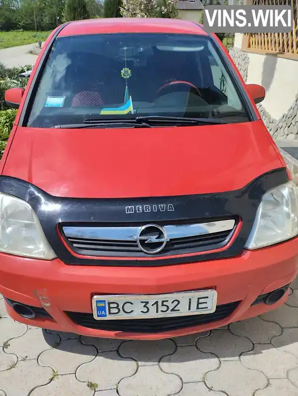 W0L0XCE75A4133555 Opel Meriva 2010 Мікровен 1.69 л. Фото 1