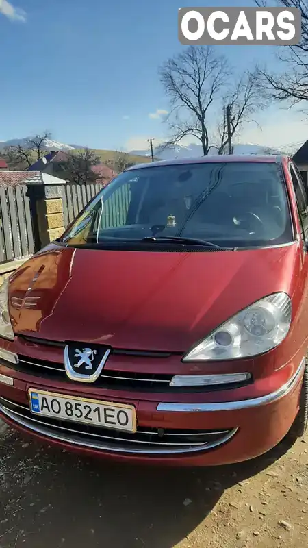 Мінівен Peugeot 807 2008 2 л. Ручна / Механіка обл. Закарпатська, Міжгір'я - Фото 1/16