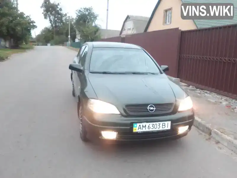 Седан Opel Astra 2003 1.6 л. Ручна / Механіка обл. Житомирська, Житомир - Фото 1/9