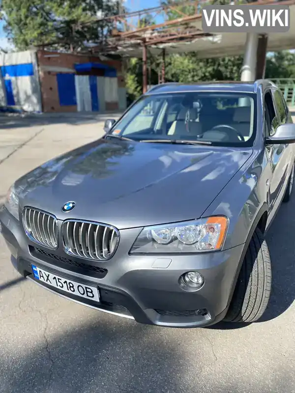 Позашляховик / Кросовер BMW X3 2013 2 л. Автомат обл. Харківська, Харків - Фото 1/19