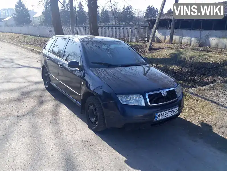 Універсал Skoda Fabia 2003 1.4 л. Ручна / Механіка обл. Житомирська, Житомир - Фото 1/10