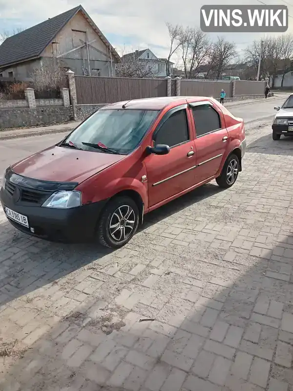 Седан Dacia Logan 2007 1.39 л. Ручна / Механіка обл. Черкаська, Тальне - Фото 1/19