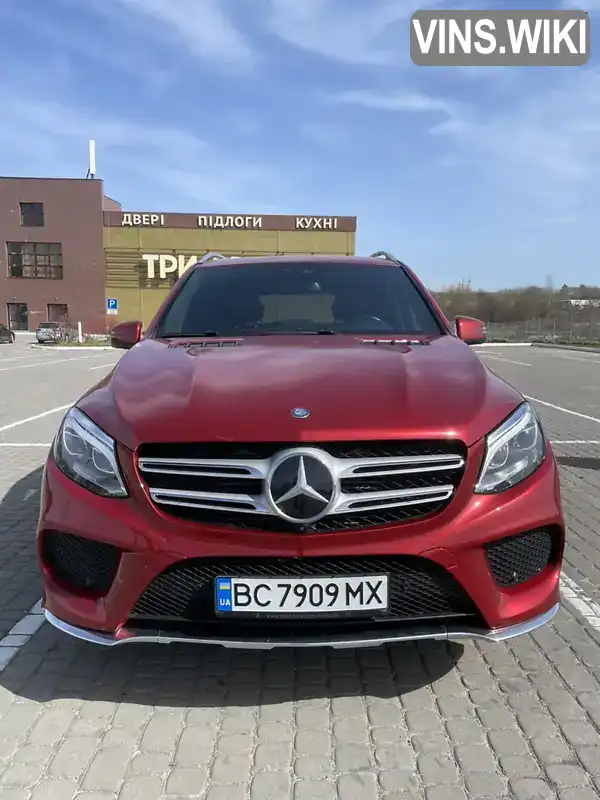 Позашляховик / Кросовер Mercedes-Benz GLE-Class 2016 2.14 л. Автомат обл. Львівська, Львів - Фото 1/14