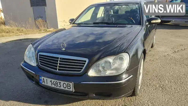 Седан Mercedes-Benz S-Class 2002 3.2 л. Автомат обл. Київська, Київ - Фото 1/9