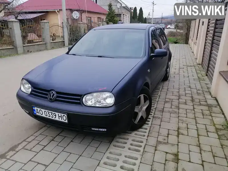 Хетчбек Volkswagen Golf 1998 1.9 л. Ручна / Механіка обл. Закарпатська, Ужгород - Фото 1/20