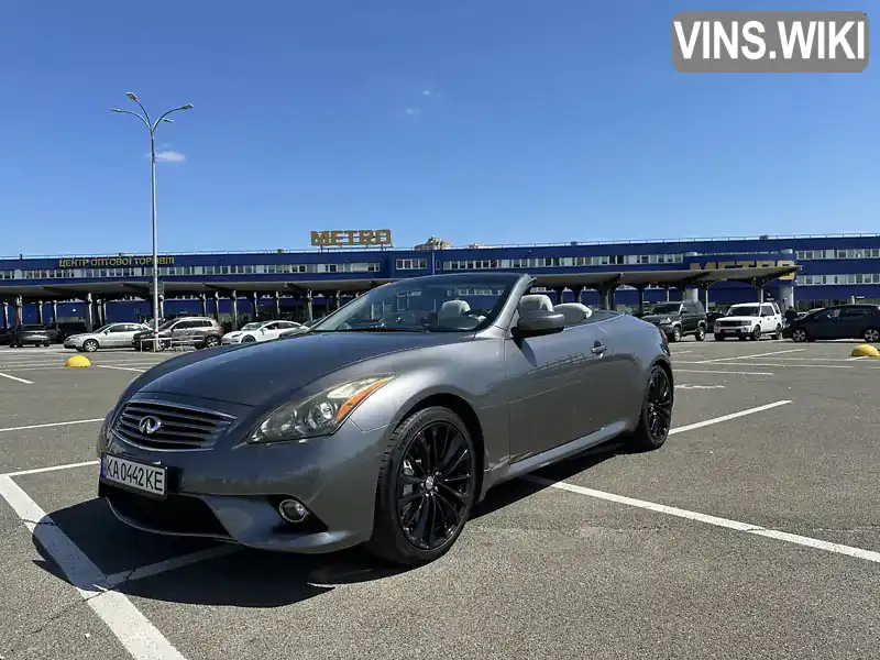 Кабриолет Infiniti G37 2011 3.7 л. Автомат обл. Киевская, Киев - Фото 1/21