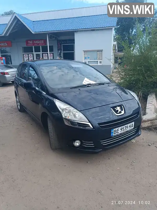 Микровэн Peugeot 5008 2010 1.6 л. Ручная / Механика обл. Николаевская, Брацк - Фото 1/21