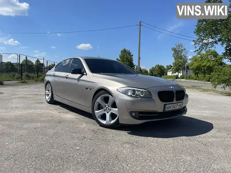 Седан BMW 5 Series 2012 2 л. Автомат обл. Житомирська, Житомир - Фото 1/21