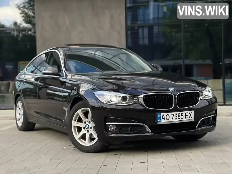 Ліфтбек BMW 3 Series GT 2014 2 л. Автомат обл. Закарпатська, Мукачево - Фото 1/14