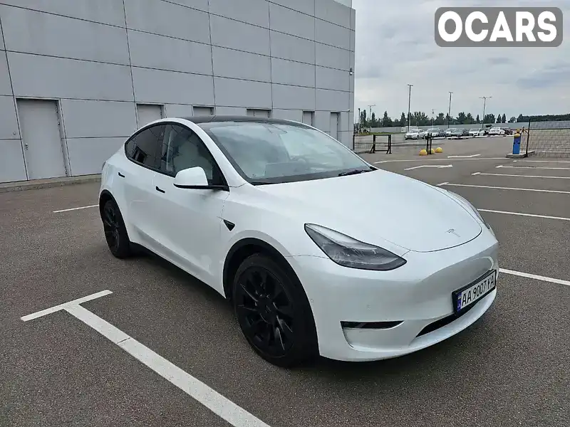 Внедорожник / Кроссовер Tesla Model Y 2021 null_content л. Автомат обл. Киевская, Киев - Фото 1/21