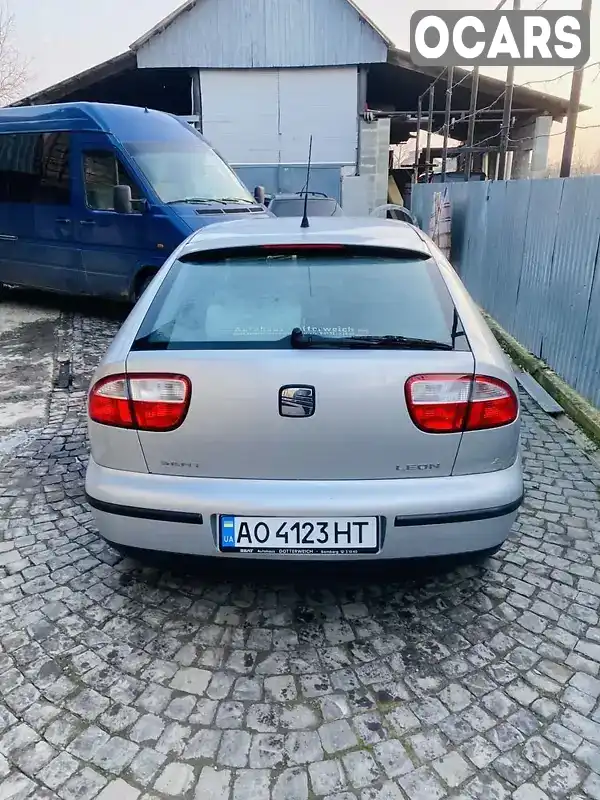 Хетчбек SEAT Leon 2001 1.6 л. Ручна / Механіка обл. Закарпатська, Мукачево - Фото 1/10